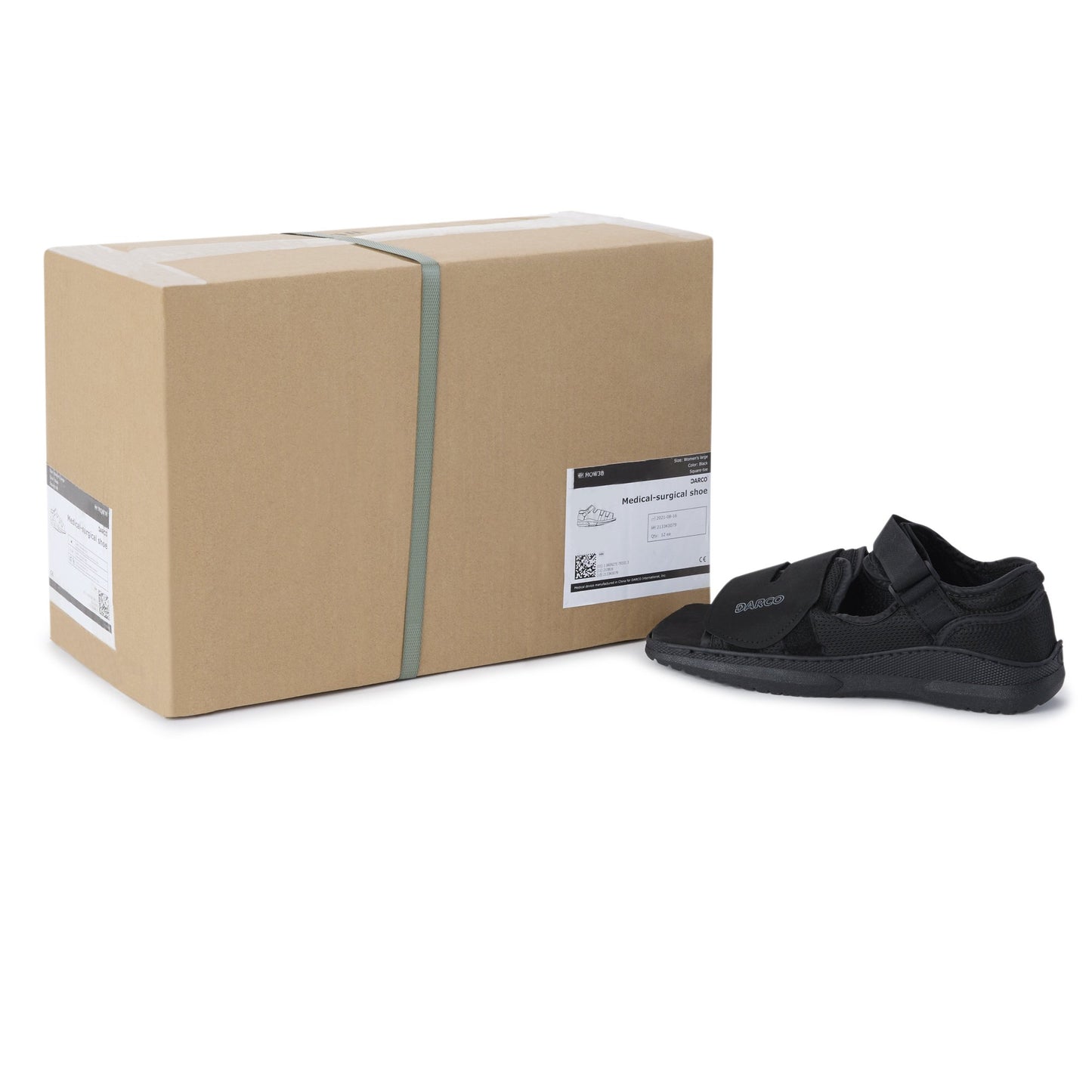 MedSurg™ Post-Op Shoe Large Female Black (683889_EA)