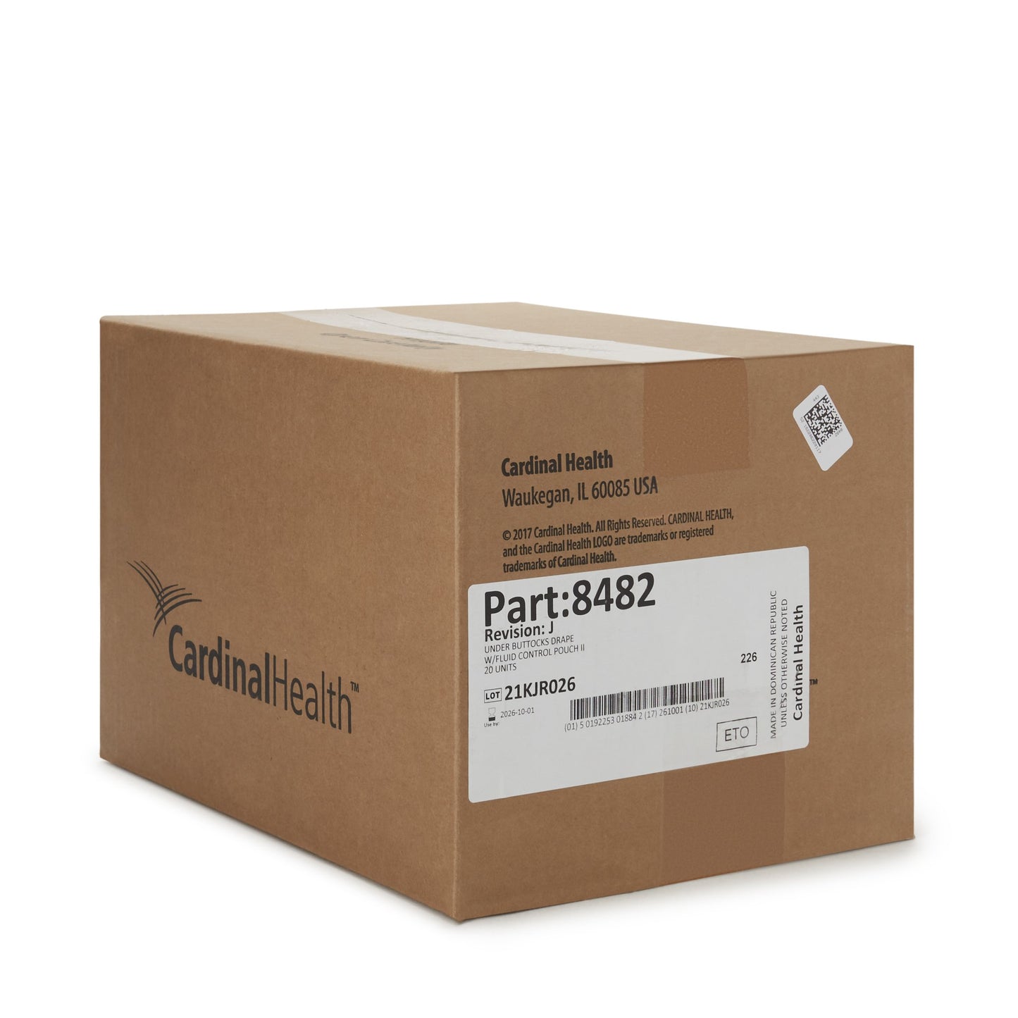 Cardinal Obstetrics / Gynecology Drape Under Buttocks Drape 38 W X 27 W X 45 L Inch Sterile (269703_CS)