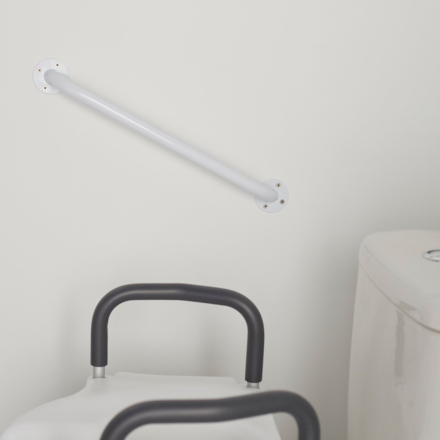 McKesson Wall Grab Bar White Steel (1065237_EA)