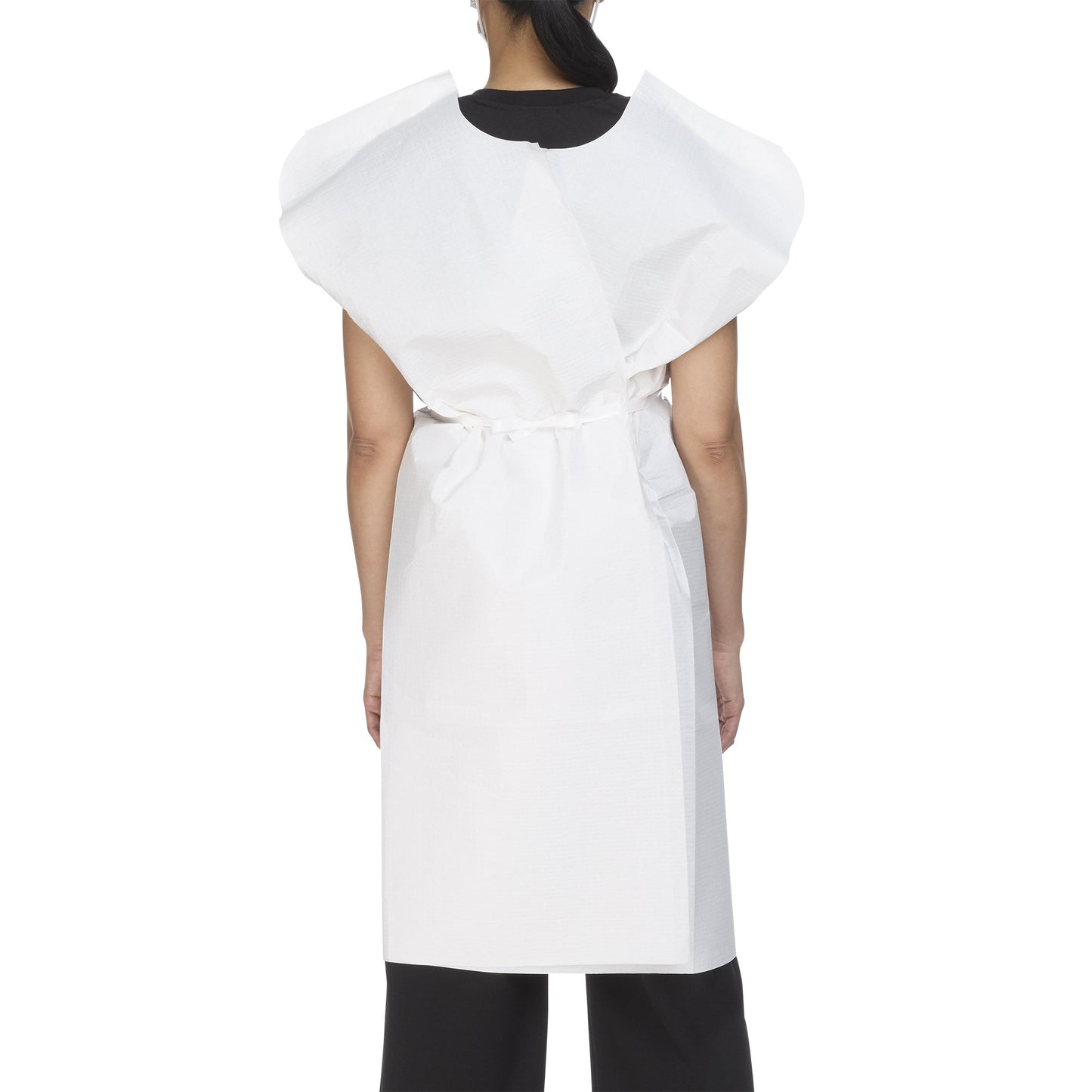 McKesson Patient Exam Gown One Size Fits Most White Disposable (146461_CS)