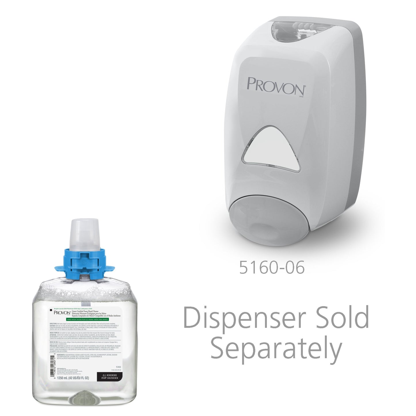 PROVON® Green Certified Soap Foaming 1,250 mL Dispenser Refill Bottle Soap Scent (1165671_CS)