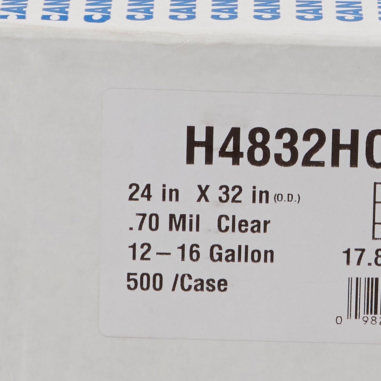 Heritage™ Trash Bag 16 gal. Clear LLDPE 0.70 mil 24 X 32 Inch Star Seal Bottom Flat Pack (280966_CS)