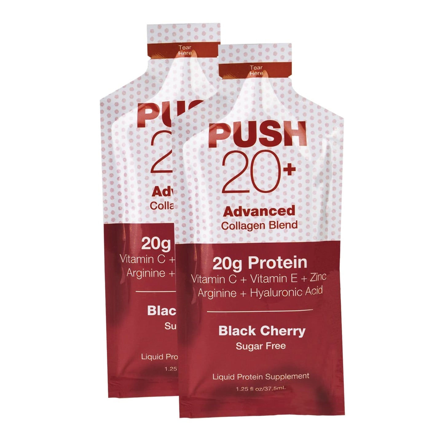 PUSH 20+ Oral Supplement Black Cherry Flavor Liquid 1.25 oz. Individual Packet (1253682_CS)