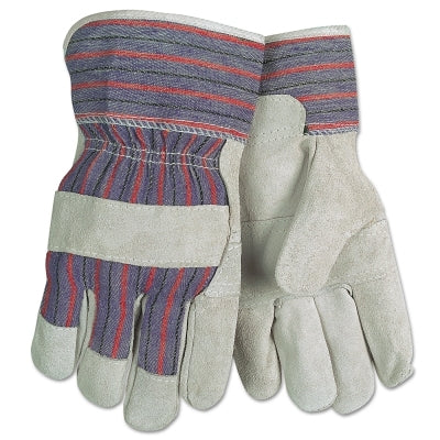 Memphis Glove Economy Leather Patch Palm Gloves, Large, Cow Split Shoulder Leather, Assorted Colors (127-1220SX)