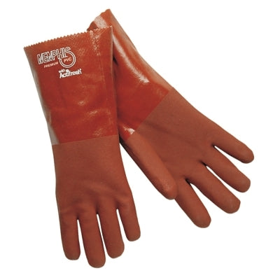 Memphis Glove 14" GAUNTLET PREMIUM DOUBLE DIPPED RED PVC JER (127-6454S)
