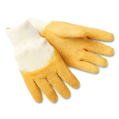 MCR Safety 6830 Dipped Gloves, Large, Yellow (127-6830)