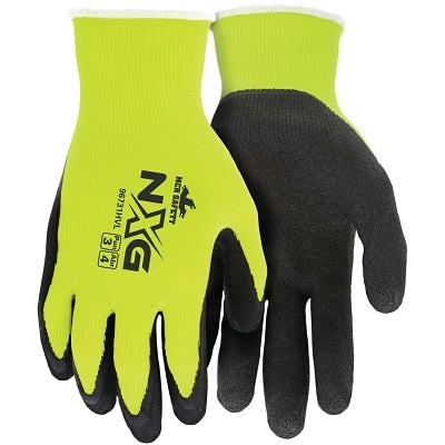 MCR Safety NXG® Work Gloves, Large, Black/Hi-Viz Yellow (127-96731HVL)