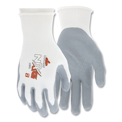 MCR Safety NXG® Nitrile Coated Work Gloves, 9674, X-Large, Gray/White, ActiFresh®/Touchscreen (127-9674XL)