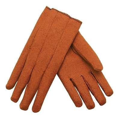MCR Safety Vinyl Gloves, Slip-On Cuff, Cotton Knit Lined, Men's-Large (127-9800L)