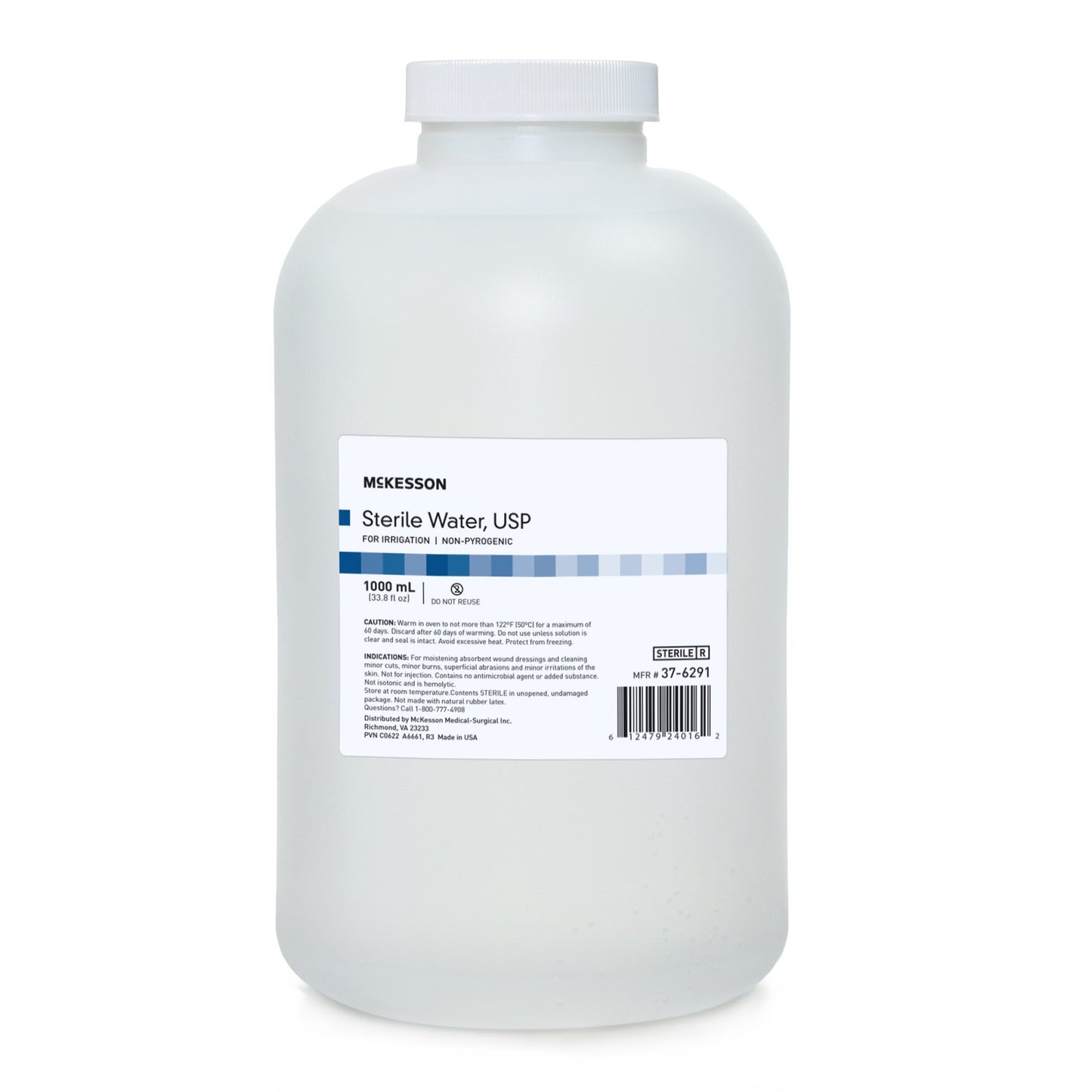 McKesson Irrigation Solution - OTC Sterile Water for Irrigation Not for Injection Bottle 1,000 mL (1086158_CS)