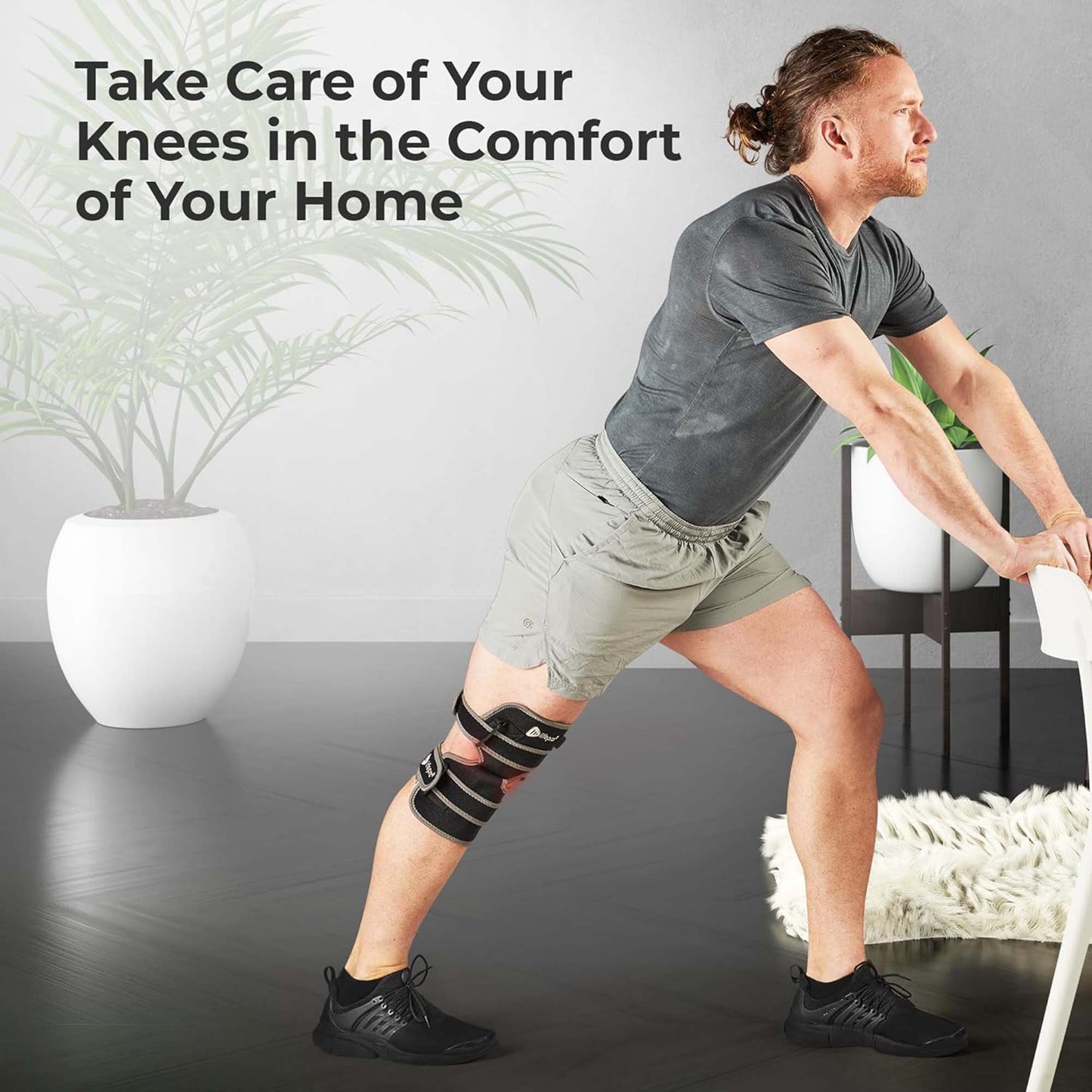 BioRecover™ Light Therapy Knee Brace One Size Fits Most Hook and Loop (1271036_EA)