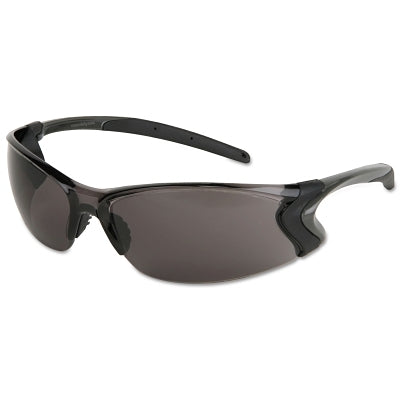 MCR Safety BD1 Dielectric Frameless Safety Glasses, Polycarbonate Gray Lens, MAX6® Anti-Fog, Nylon Temples (135-BD112PF)