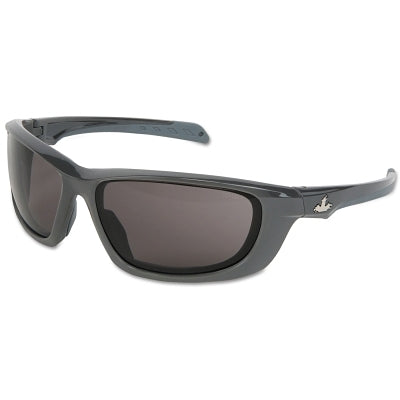 MCR Safety USS Defense Safety Glasses, Gray Lens, MAX6 Anti-Fog, Gunmetal Frame (135-UD112PF)