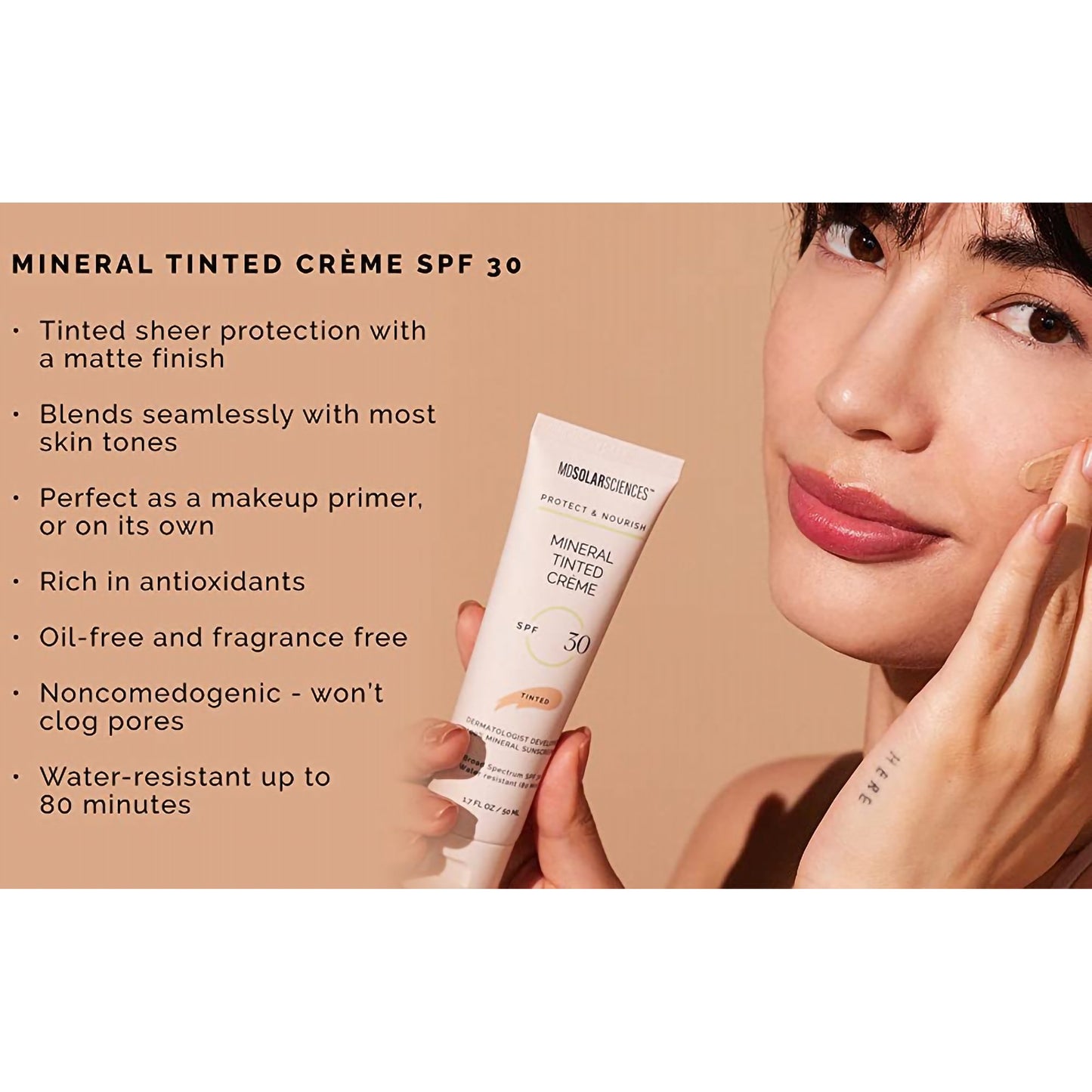 MDSolarSciences® Mineral Tinted Crème Sunscreen SPF 30 Cream 1.7 oz. Tube (1213483_CS)
