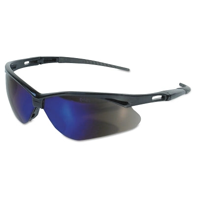 Ansell V30 Nemesis™ Safety Glasses, Blue Mirror, Polycarbonate Lens, Mirror, Black Frame/Temple, Nylon (412-14481)