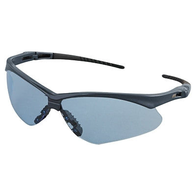 Ansell V30 Nemesis™ Safety Glasses, Light Blue, Polycarbonate Lens, Uncoated, Blue Frame, Black Temples, Nylon (412-19639)