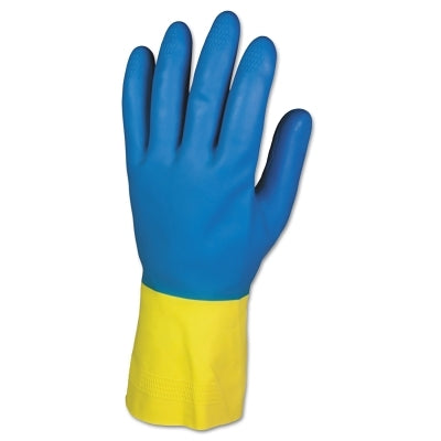 Ansell G80 Neoprene/Latex Chemical-Resistant Glove, Small, Natural/Polychloroprene Rubber (412-38741)