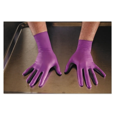Kimberly-Clark Purple Nitrile-Xtra™ Disposable Gloves, 6 mil Palm, Large, Purple (412-50603)