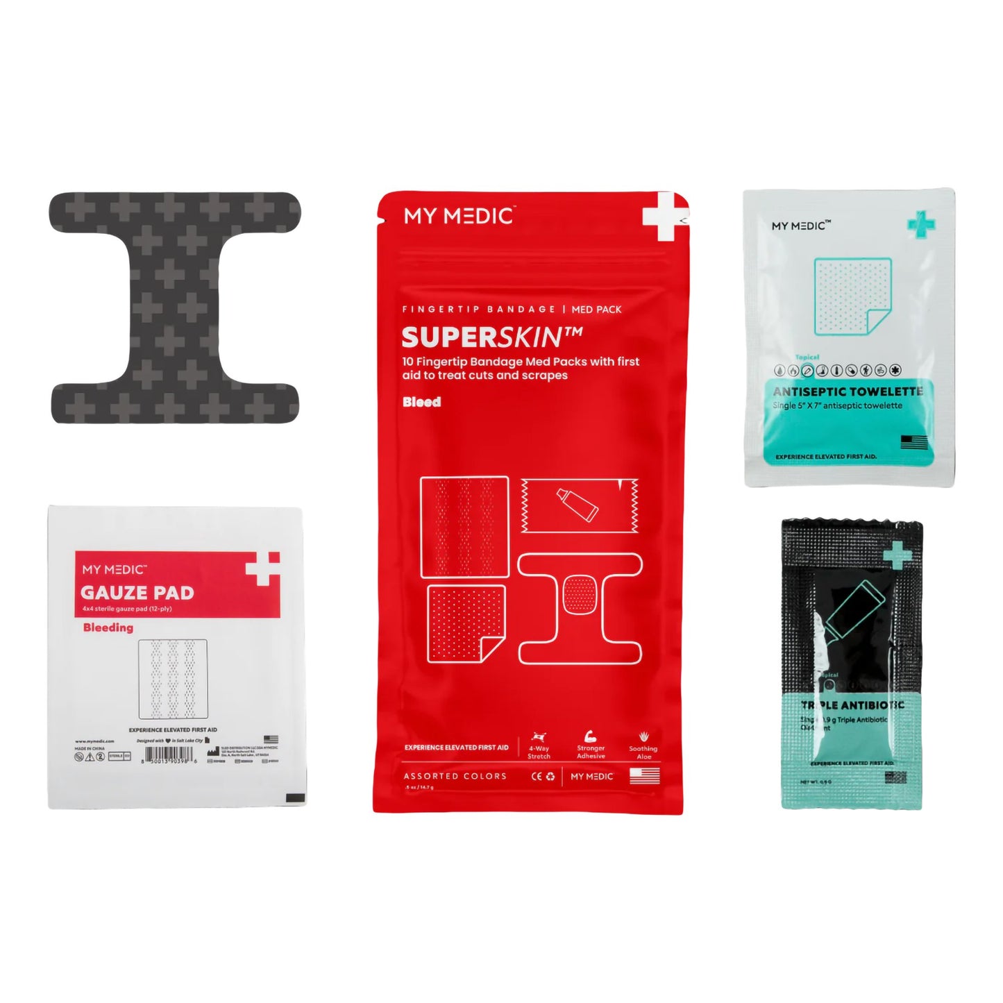 My Medic™ SUPERSKIN™ Fingertip First Aid Kit Pouch (1234459_EA)