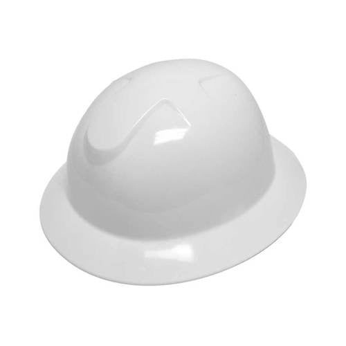 Dura Shell Full Brim Hard Hat, White (HOS1416R-W)