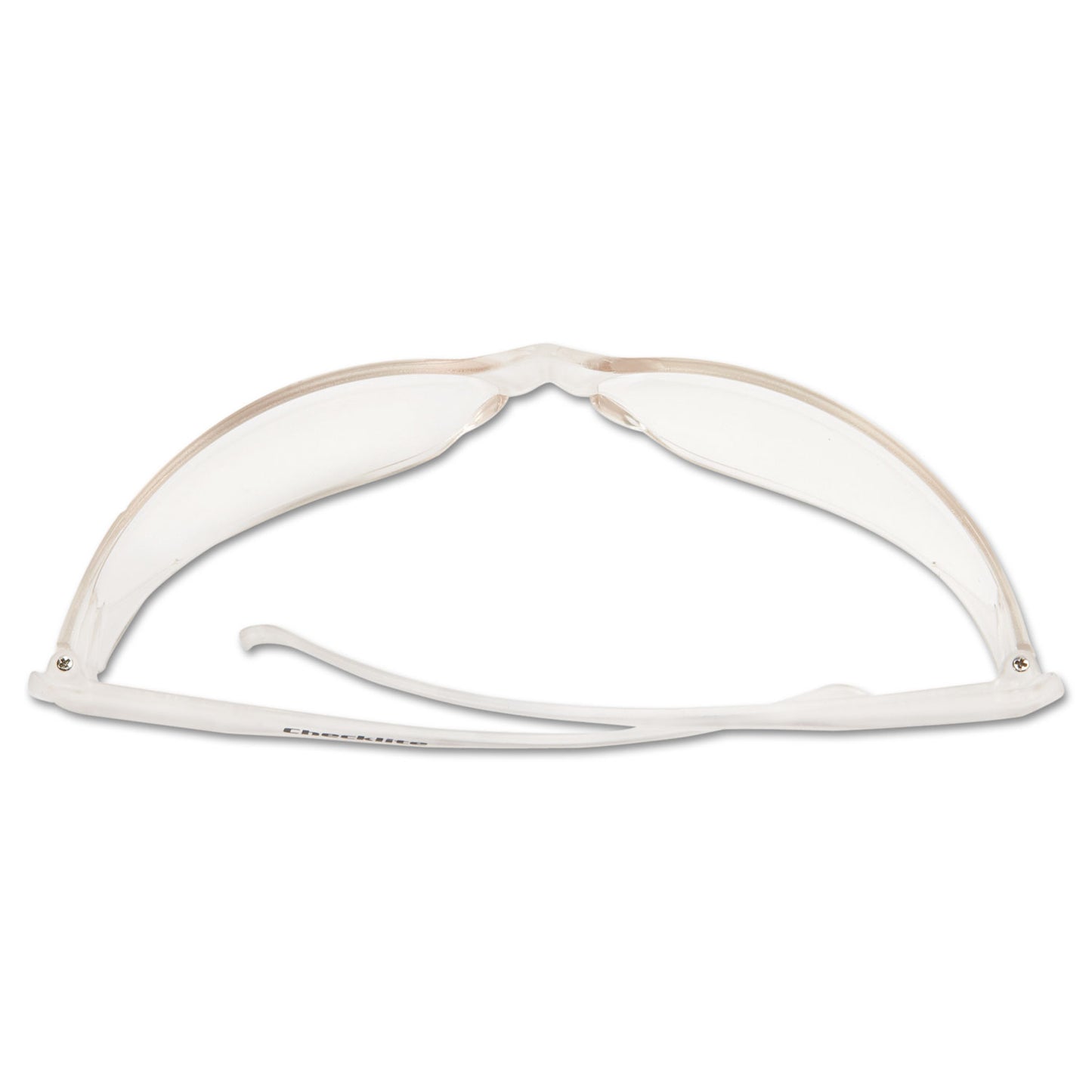 MCR™ Safety Checklite Safety Glasses, Frameless, Clear Single Lens, 12/Box (CRWCL010BX)