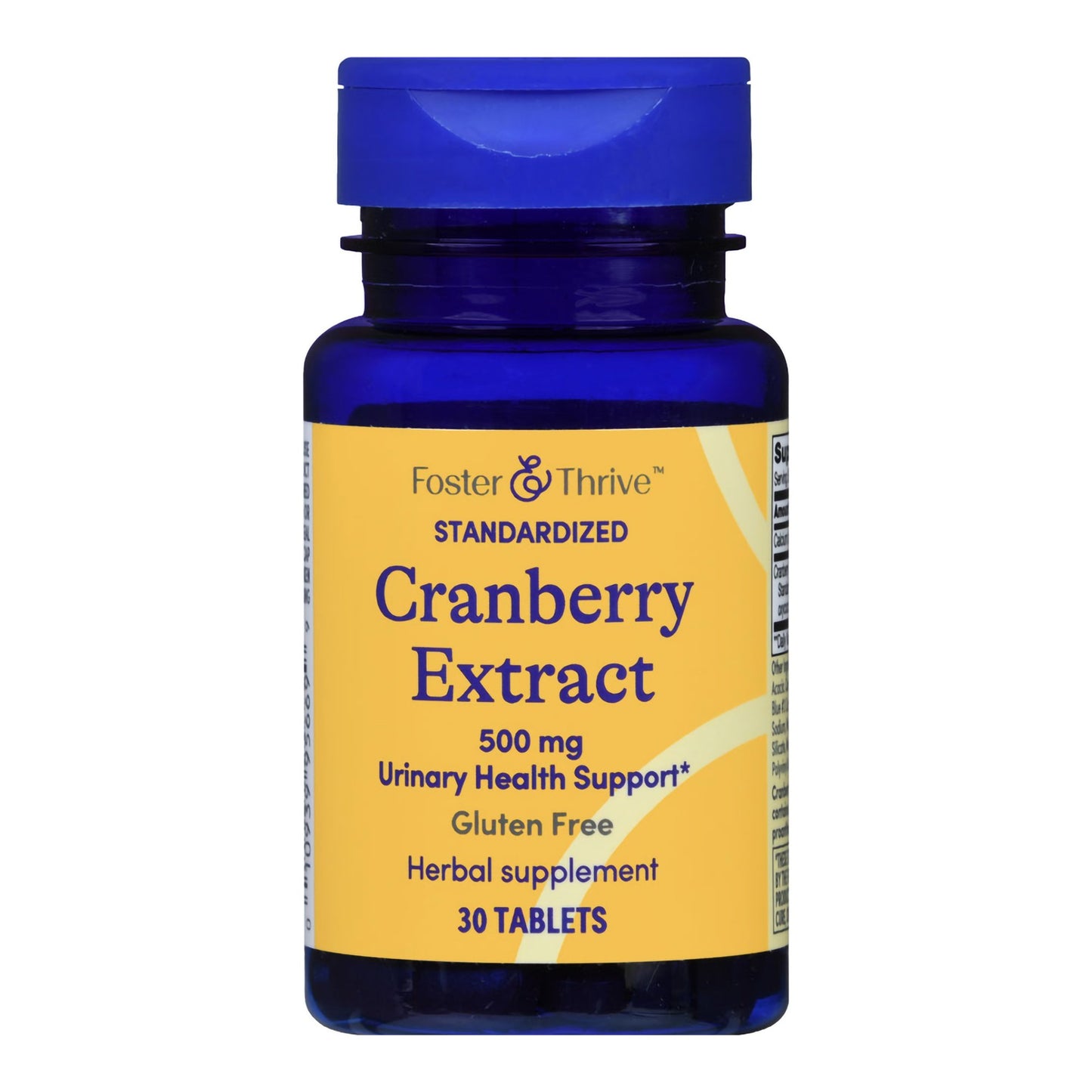 Foster & Thrive™ Dietary Supplement Cranberry 500 mg Strength Tablet 30 per Bottle (1238887_BT)