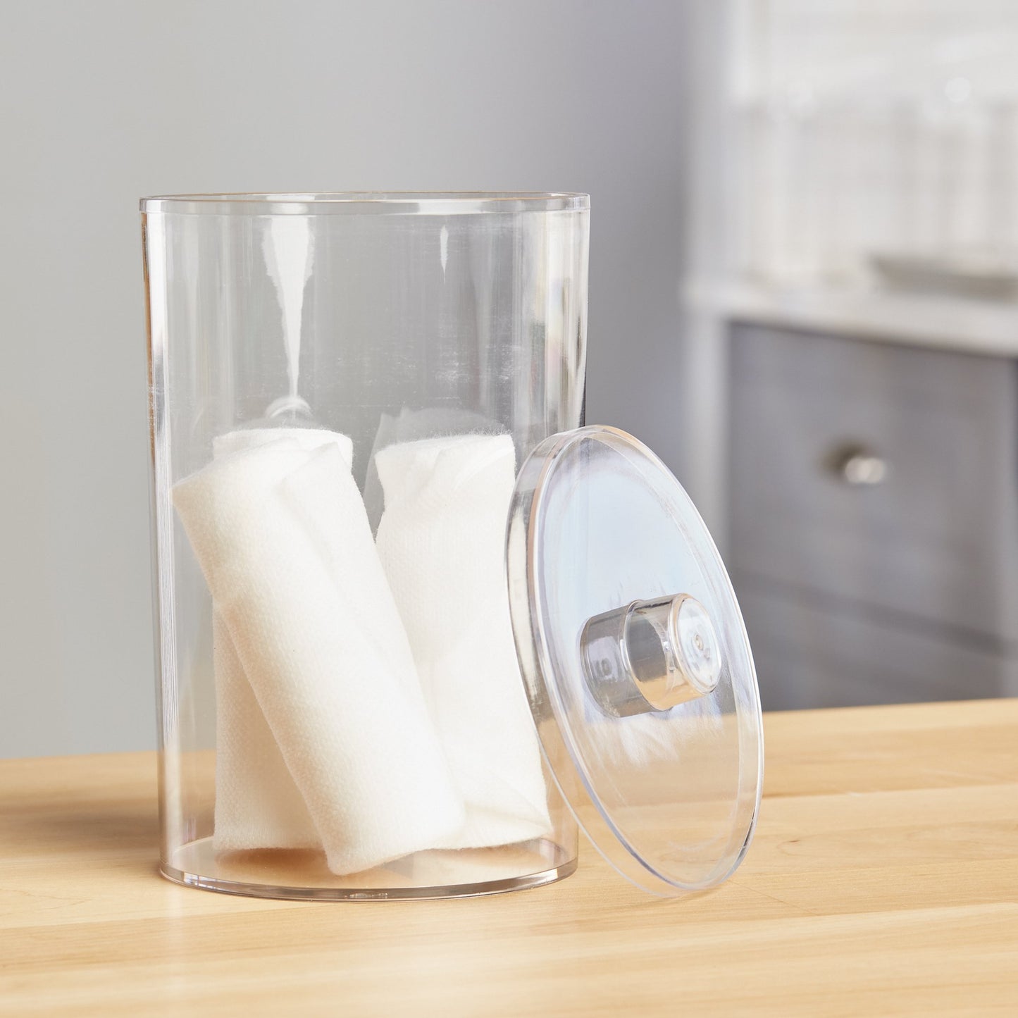 McKesson Sundry Jar 4-1/4 X 6-1/2 Inch Plastic Clear (501997_CS)