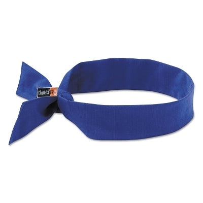 Ergodyne Chill-Its 6700FR Evaporative Flame Resistent Cooling Bandanas, Solid Blue (150-12607)