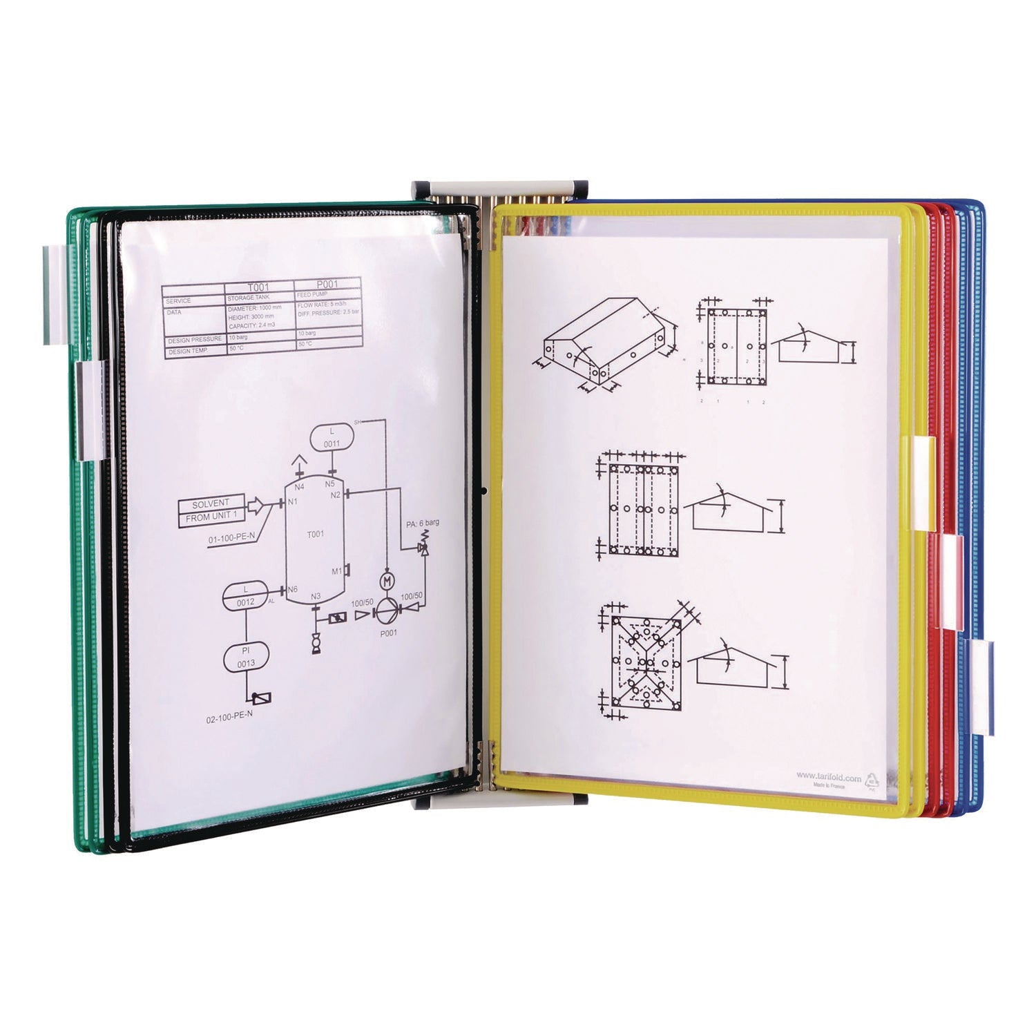 djois-r-by-tarifold-wall-unit-reference-starter-set-10-wire-reinforced-pockets-tfiw291_1