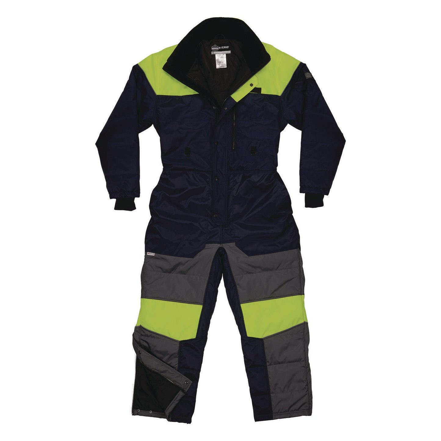 Ergodyne N-Ferno 6475 Insulated Freezer Coverall, 4X-Large, Navy (EGO41248)