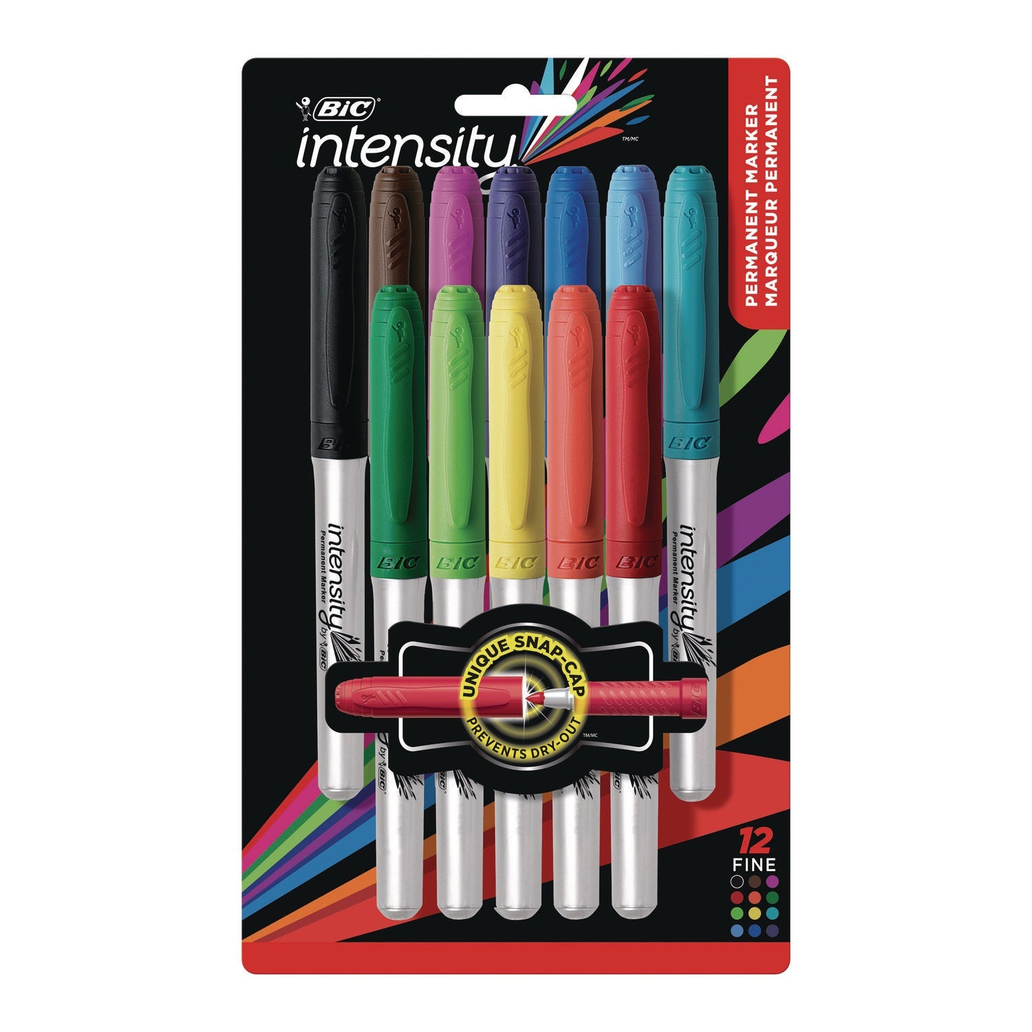 bic-intensity-fine-tip-permanent-marker-fine-bullet-tip-assorted-colors-dozen-bicgpmap12nast_1