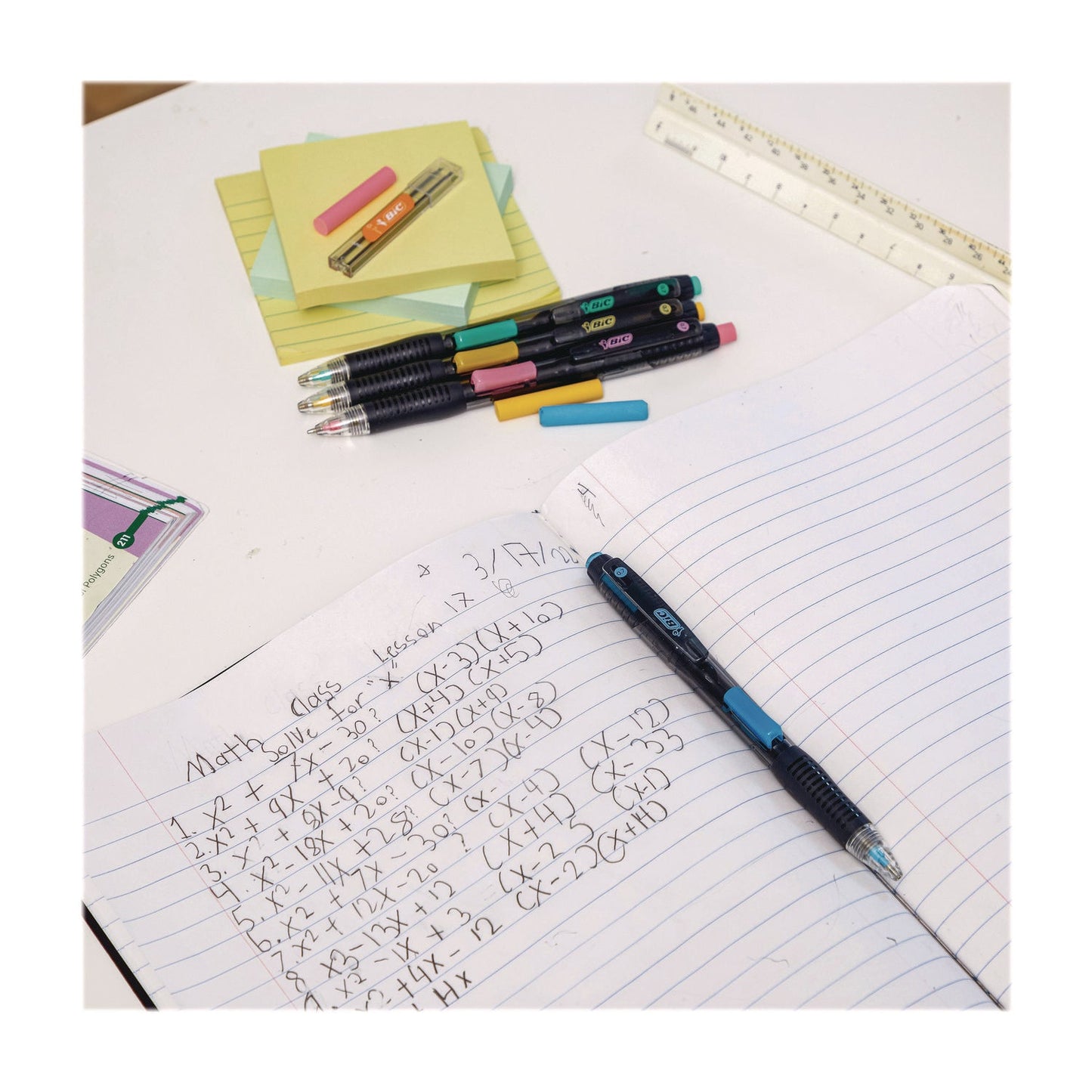 bic®-break-resistant-mechanical-pencils-with-erasers-0-7-mm-hb-2-black-lead-assorted-barrel-colors-4-pack-bicmv7prp4blk_4