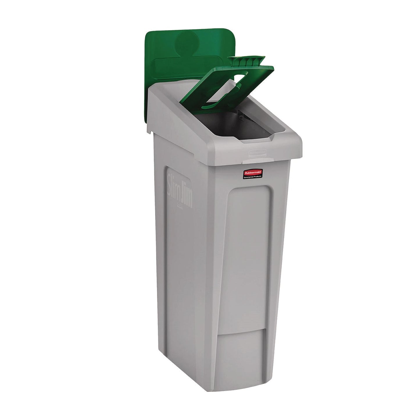 rubbermaid-commercial-slim-jim-recycling-station-kit-1-stream-paper-23-gal-plastic-green-gray-rcp2185054_3