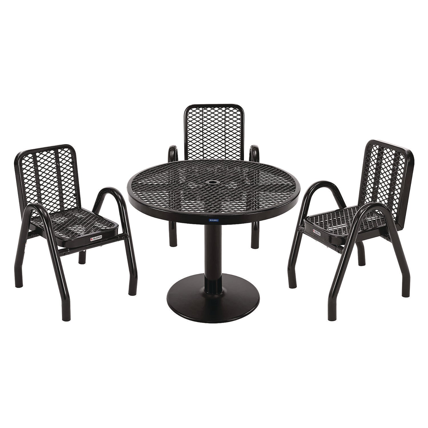 global-industrial-outdoor-dining-set-round-36-dia-x-29h-black-top-black-base-legs-gbe348122bk_1