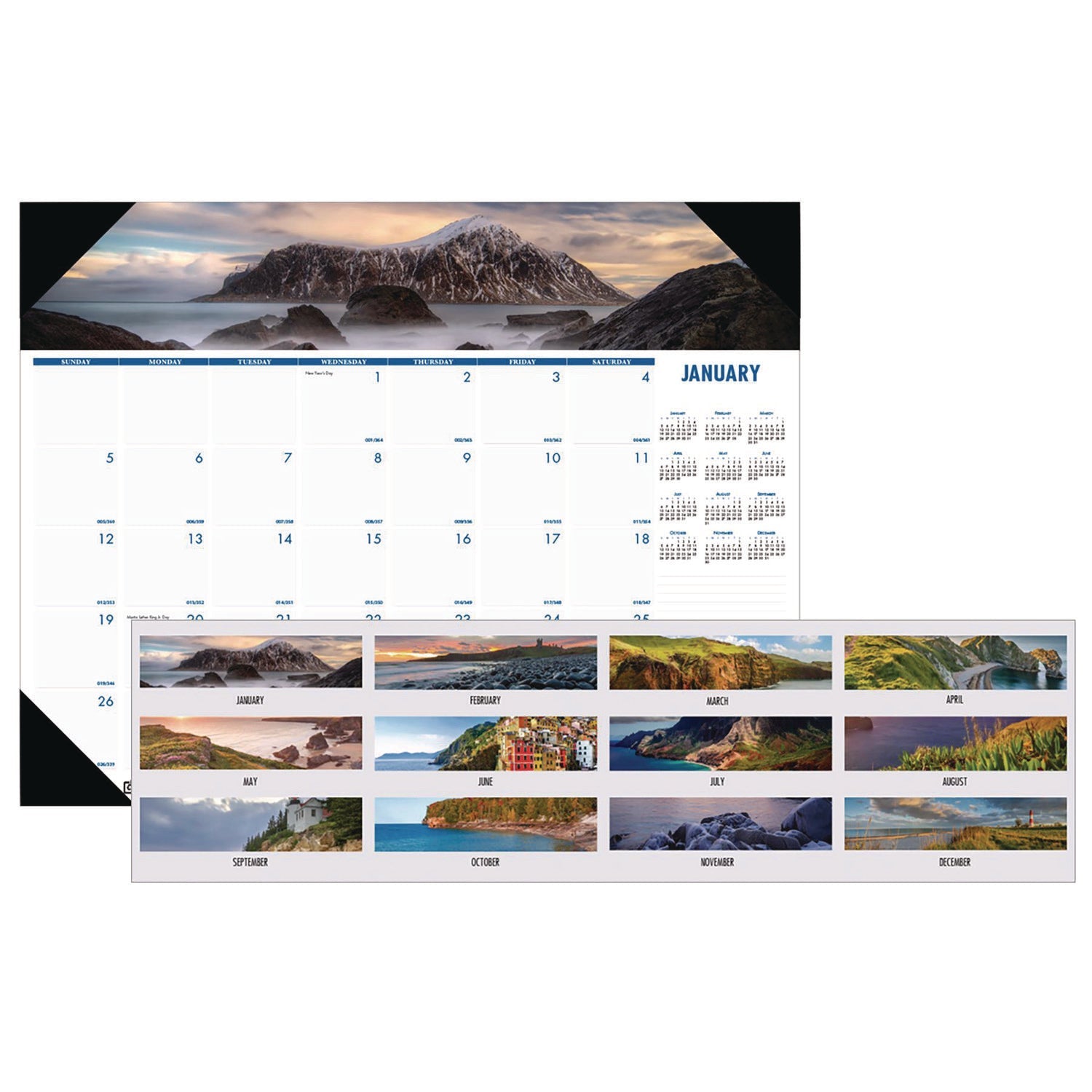 house-of-doolittle-earthscapes-recycled-monthly-desk-pad-calendar-num-hod178_1