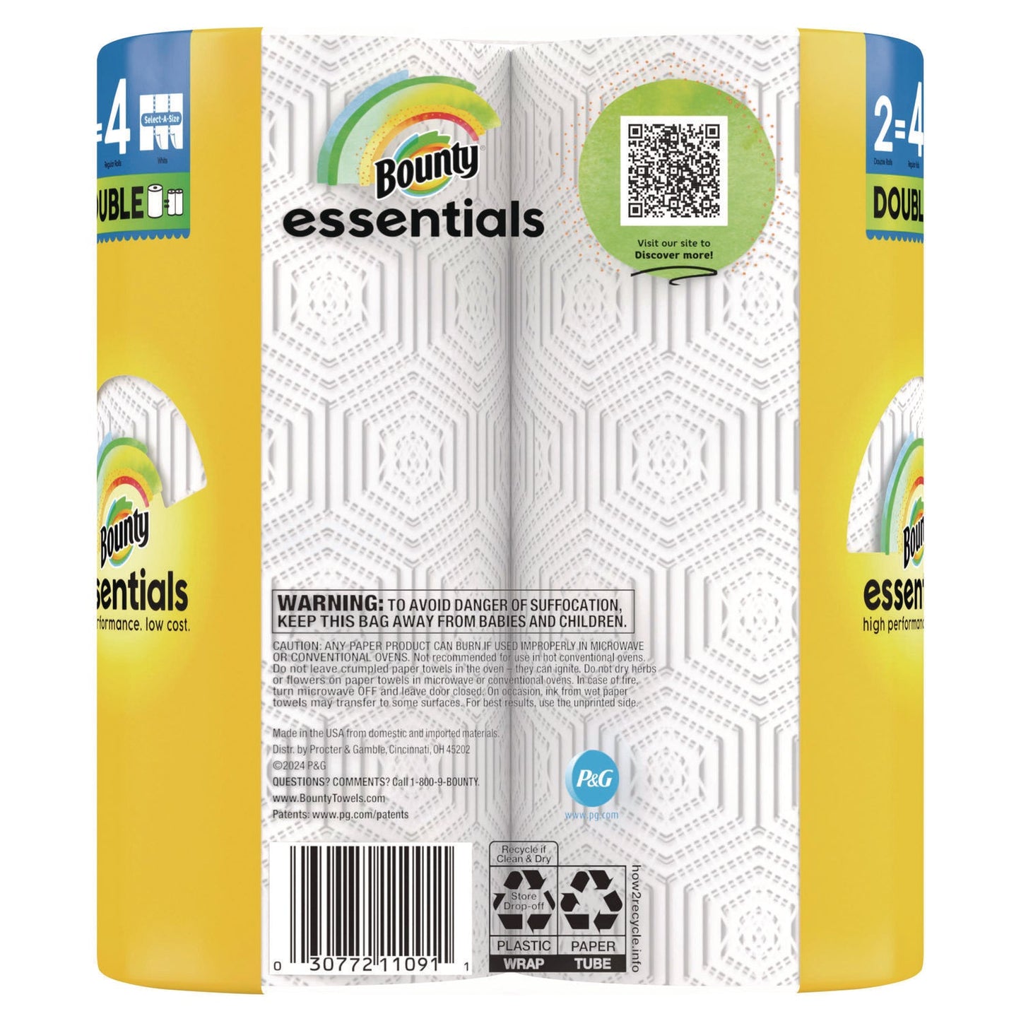 bounty-essentials-select-a-size-kitchen-roll-paper-towels-2-ply-white-108-sheets-roll-2-pack-8-packs-carton-pgc14019_4