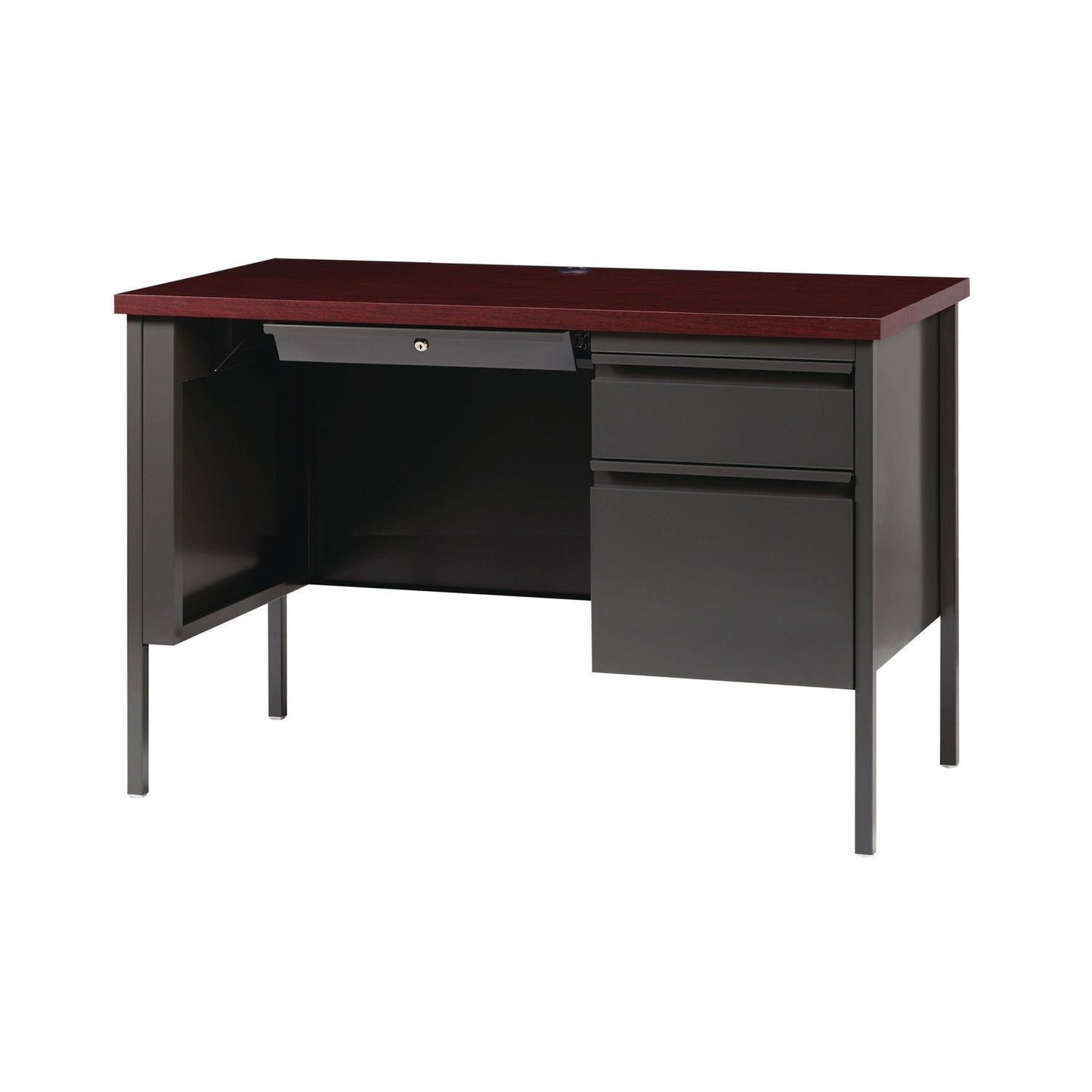 alera-single-pedestal-steel-desk-45-x-24-x-29-5-mahogany-charcoal-charcoal-legs-alehsd4524cm_6