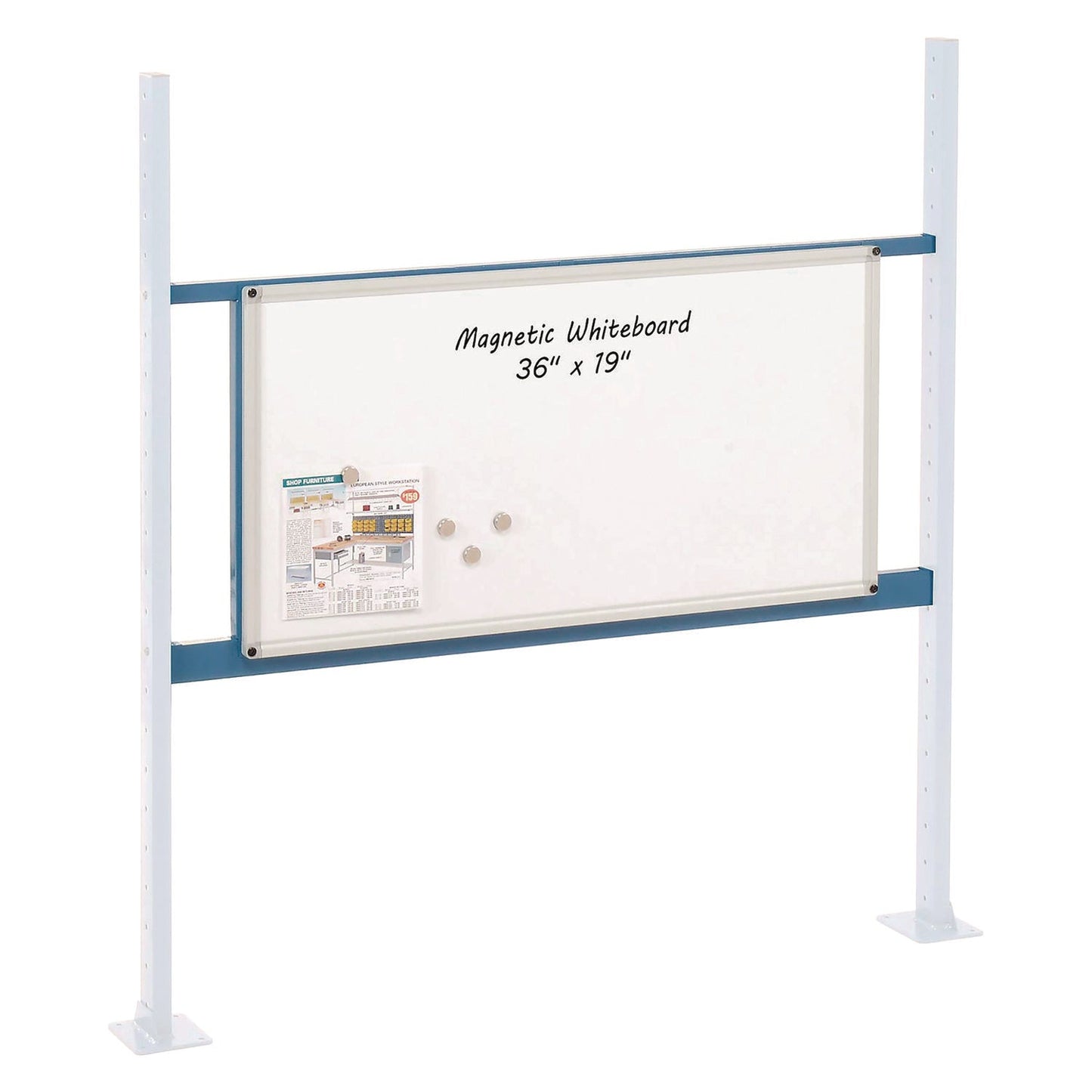 global-industrial-workbench-whiteboard-panel-kit-steel-aluminum-48-gbe319178bl_3