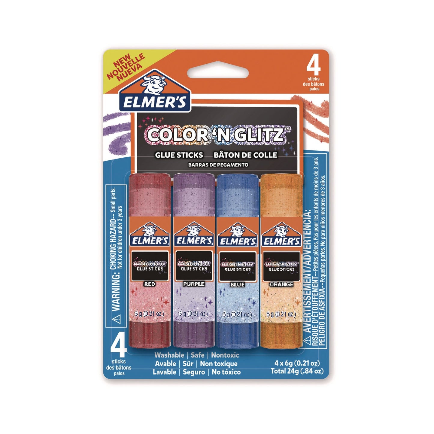 elmers-glitter-glue-sticks-0-21-oz-applies-assorted-colors-dries-clear-glitter-4-pack-epi2197114_1