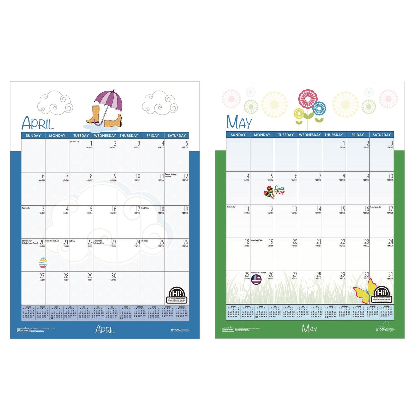house-of-doolittle-recycled-seasonal-wall-calendar-num-hod3395_6