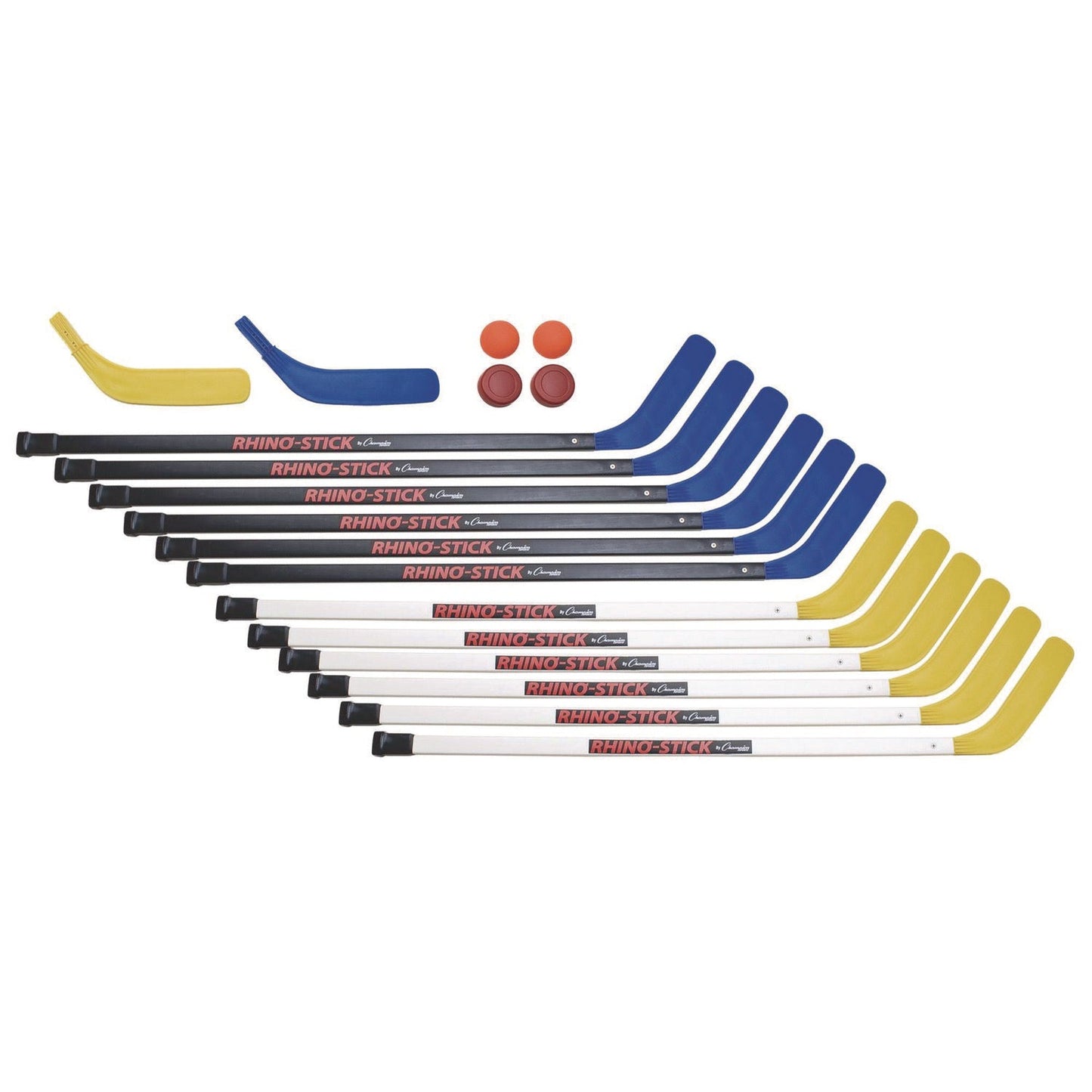 champion-sports-43-rhino-stick-hockey-set-12-sticks-2-pucks-2-balls-2-extra-blades-csihs43set_2