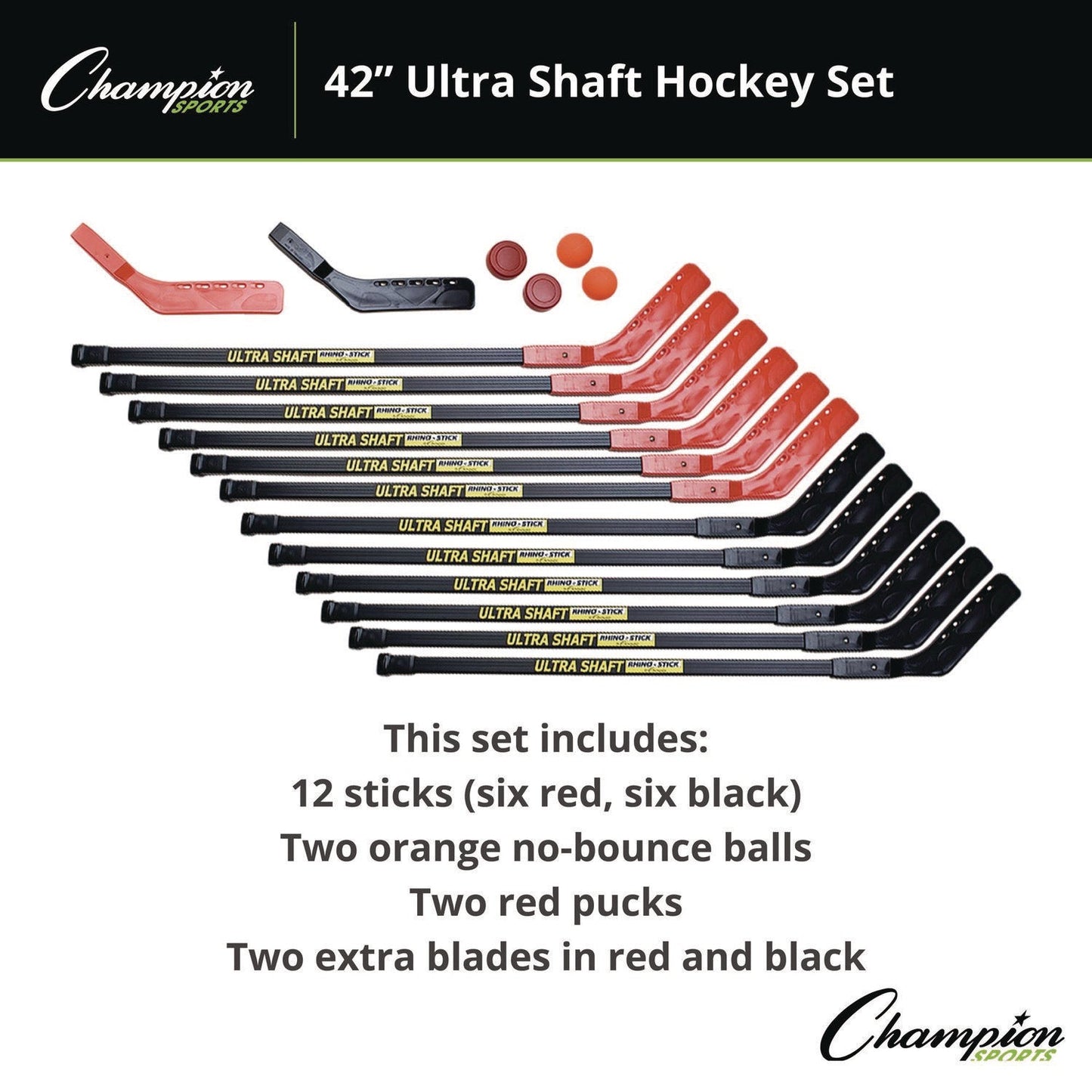 champion-sports-ultra-shaft-hockey-set-twelve-42-hockey-sticks-two-pucks-two-balls-two-extra-blades-csius42set_3