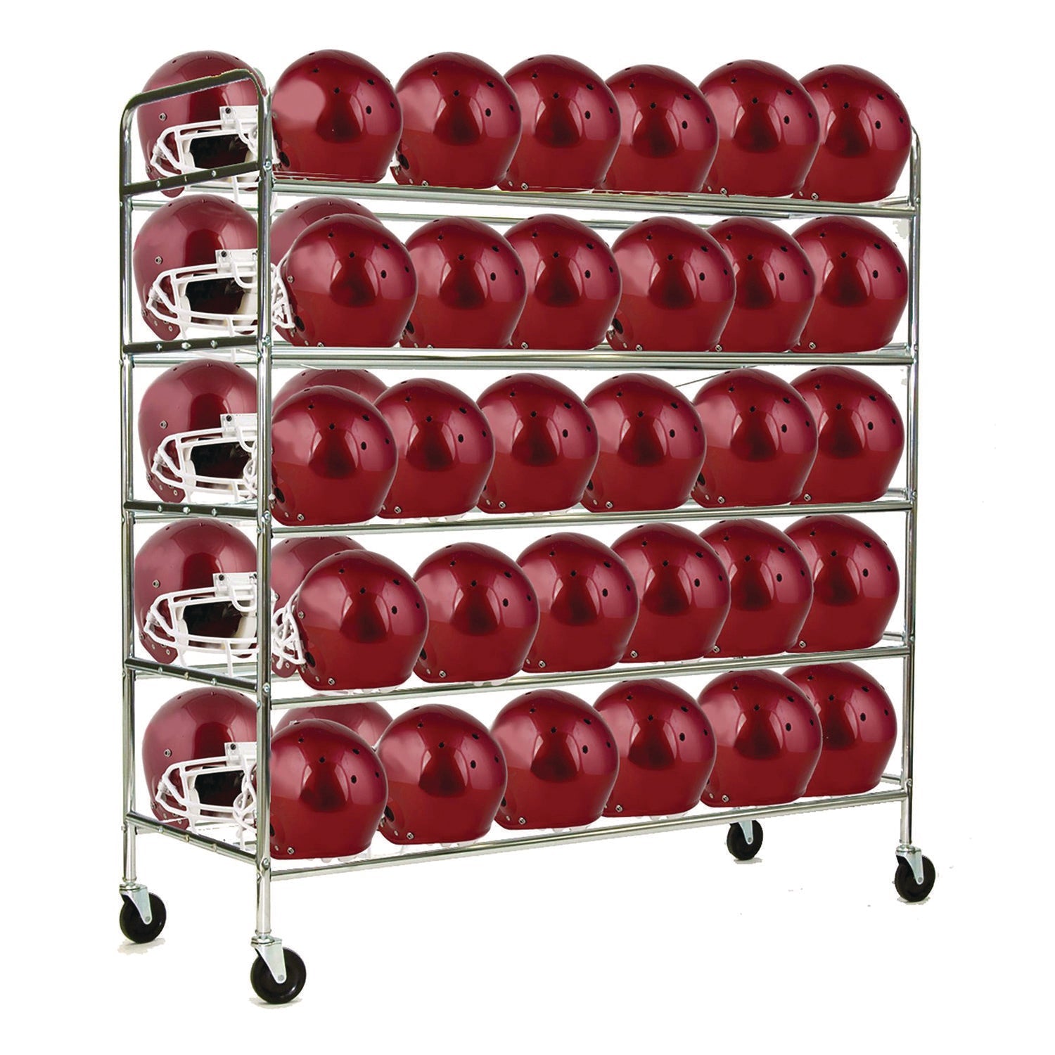champion-sports-60-helmet-football-cart-five-shelves-metal-176-lb-capacity-24-x-61-x-65-chrome-csifbhc_1