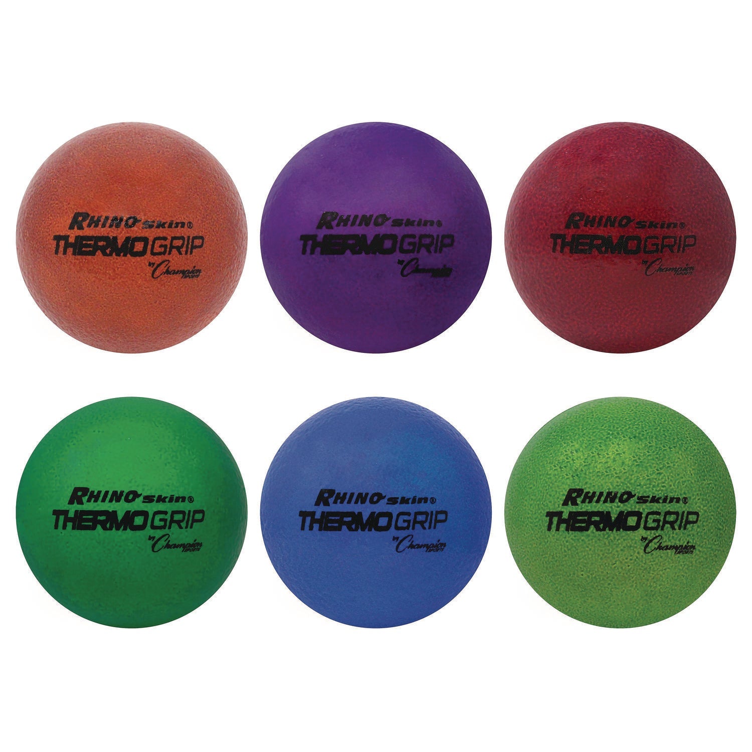 champion-sports-rhino-skin-thermo-grip-dodgeball-set-6-3-diameter-assorted-colors-6-set-csirxthrmset_1