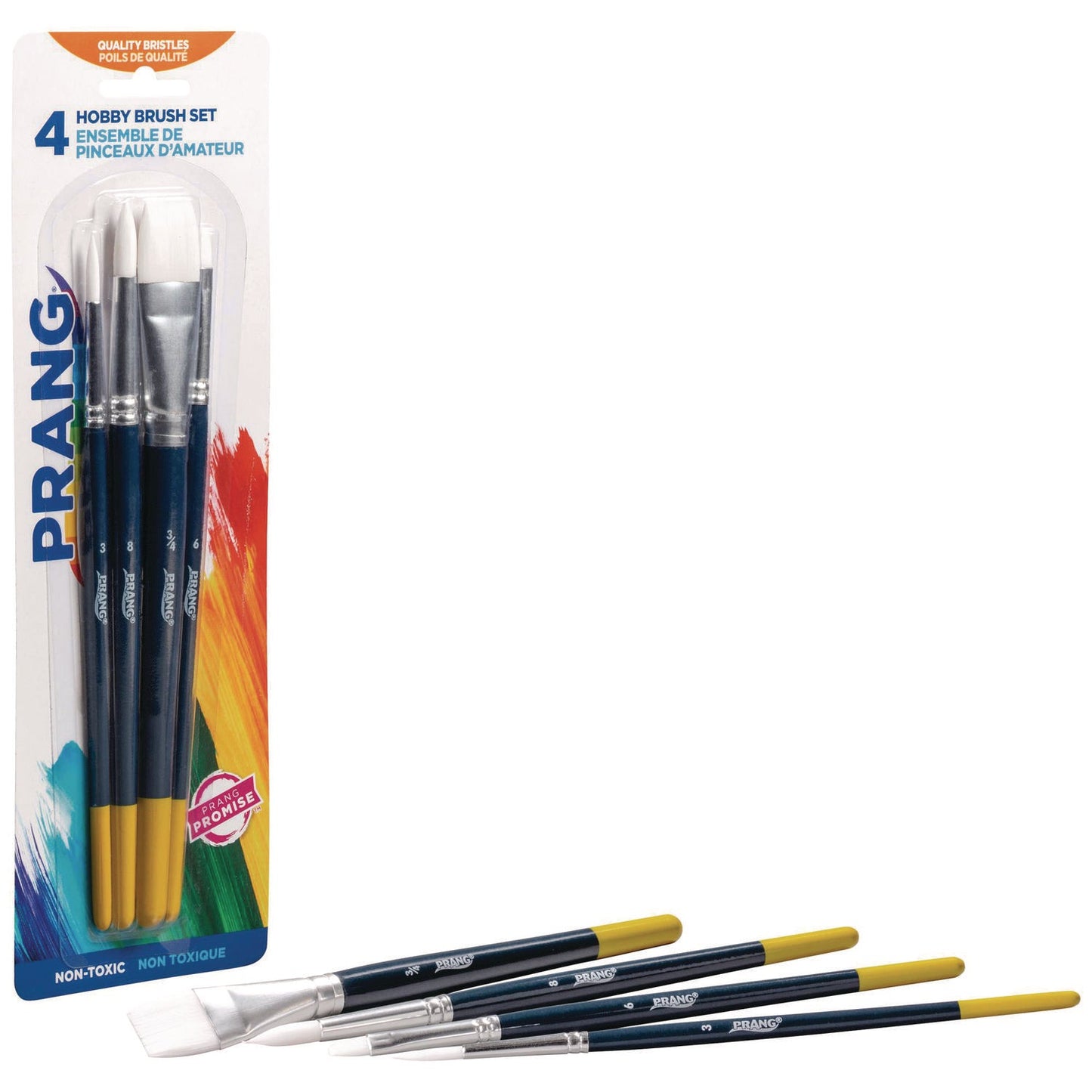 prang-hobby-four-brush-set-assorted-synthetic-flat-round-4-pack-dixx94006_4