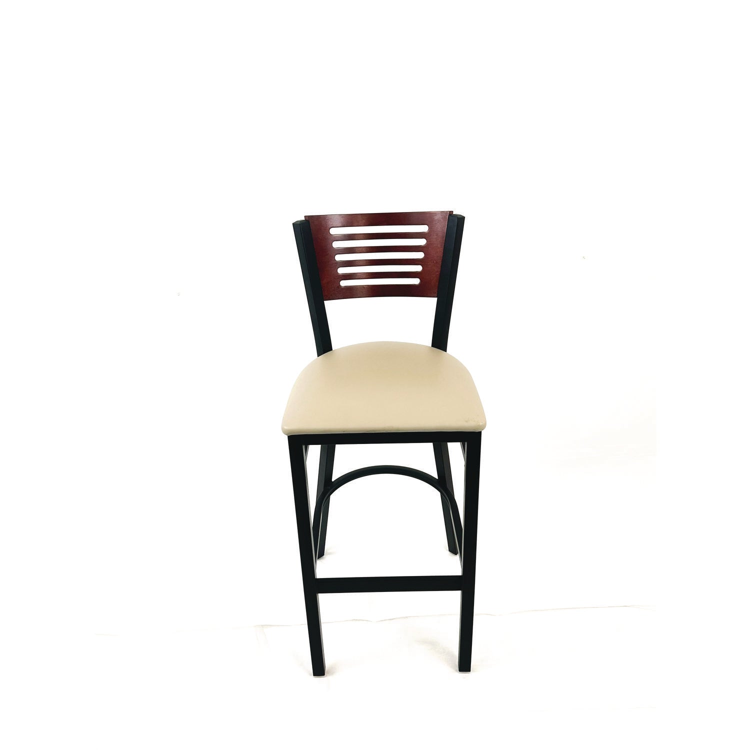 jmc-furniture-jones-river-series-barstool-supports-up-to-300-lb-28-5-seat-height-taupe-seat-dark-mahogany-back-black-base-jmcjrbbvtaub_1