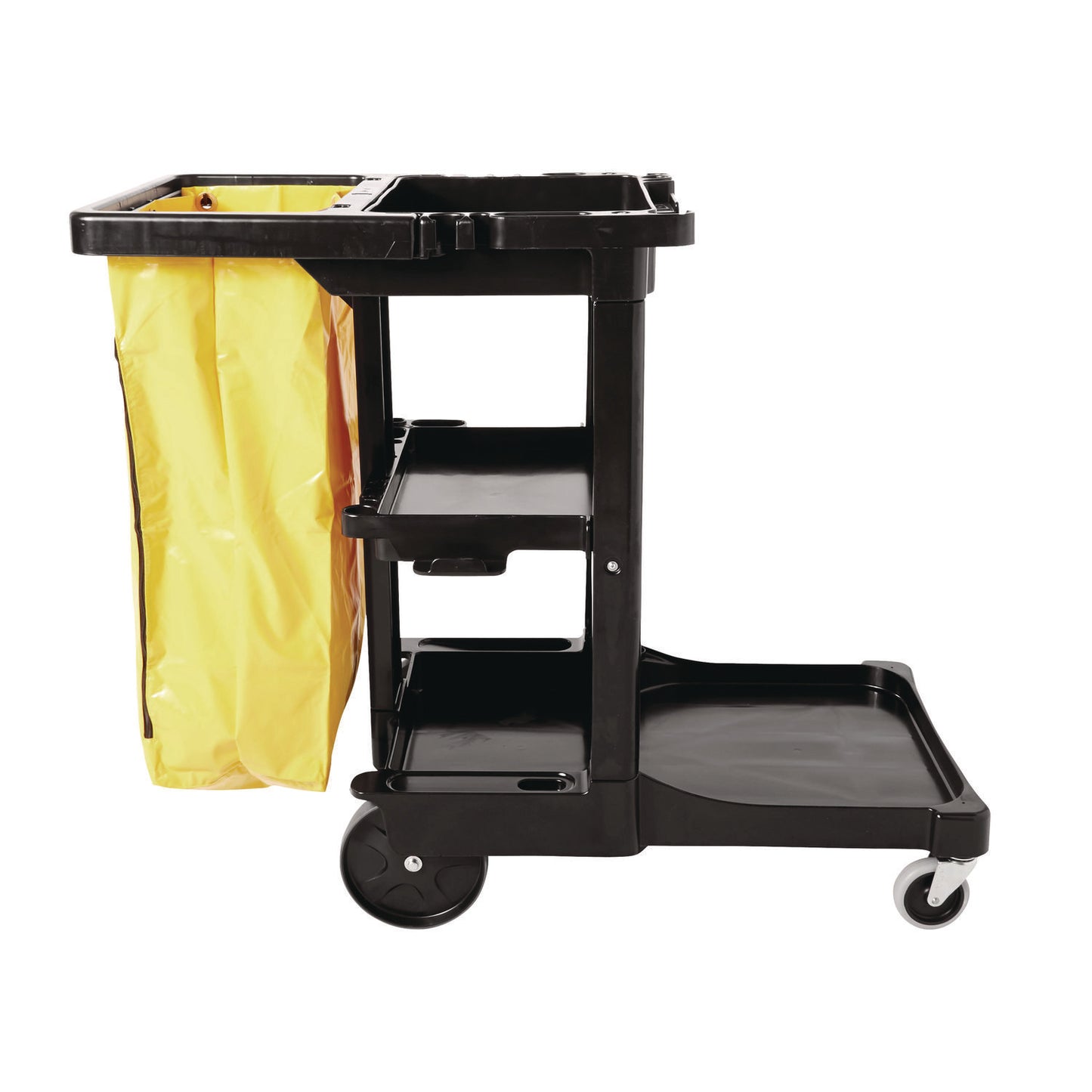 Rubbermaid® Commercial Cleaning Cart Locking Door Kit, Black (RCP1861443)