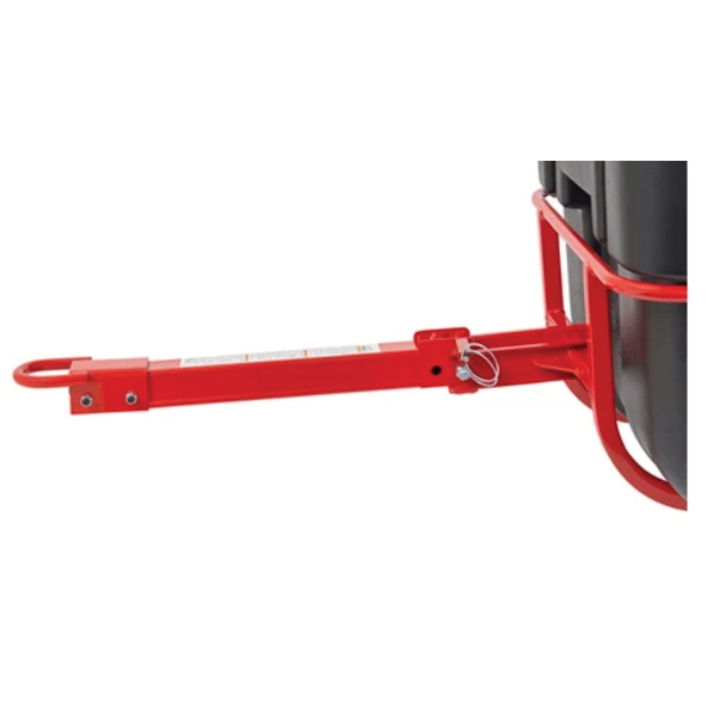 Rubbermaid® Commercial Hitch with Hardware for Towable/Trainable Tilt Trucks, Red (SGSFG1316L4RED)