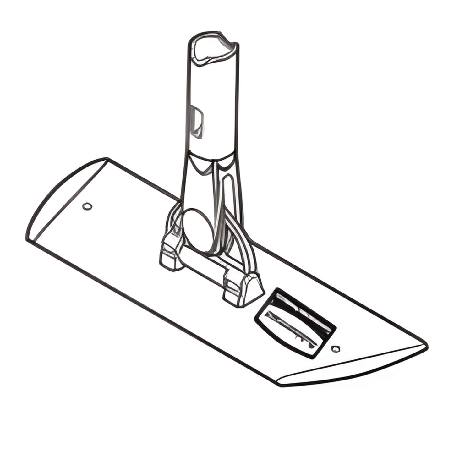 Rubbermaid® Commercial End Caps with Hardware, 18" x 1.5", Black (SGS1791803)