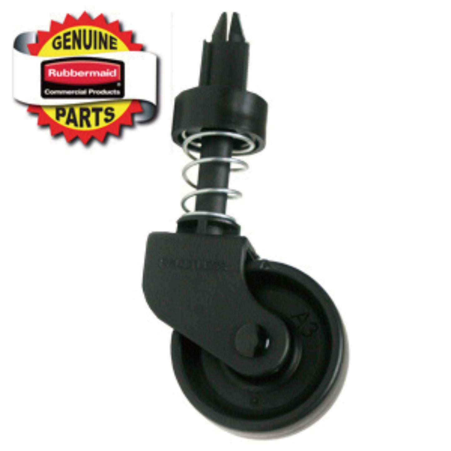 Rubbermaid® Commercial Step Stool Caster, 1.5" Wheel, Black (SGS2523L1)